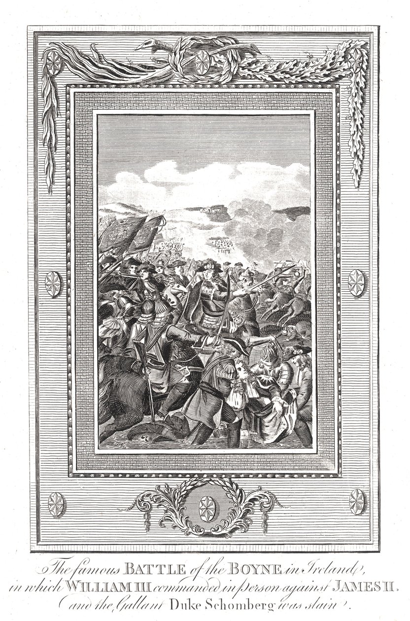 معركة بوين ، 1690 بواسطة غير معروف