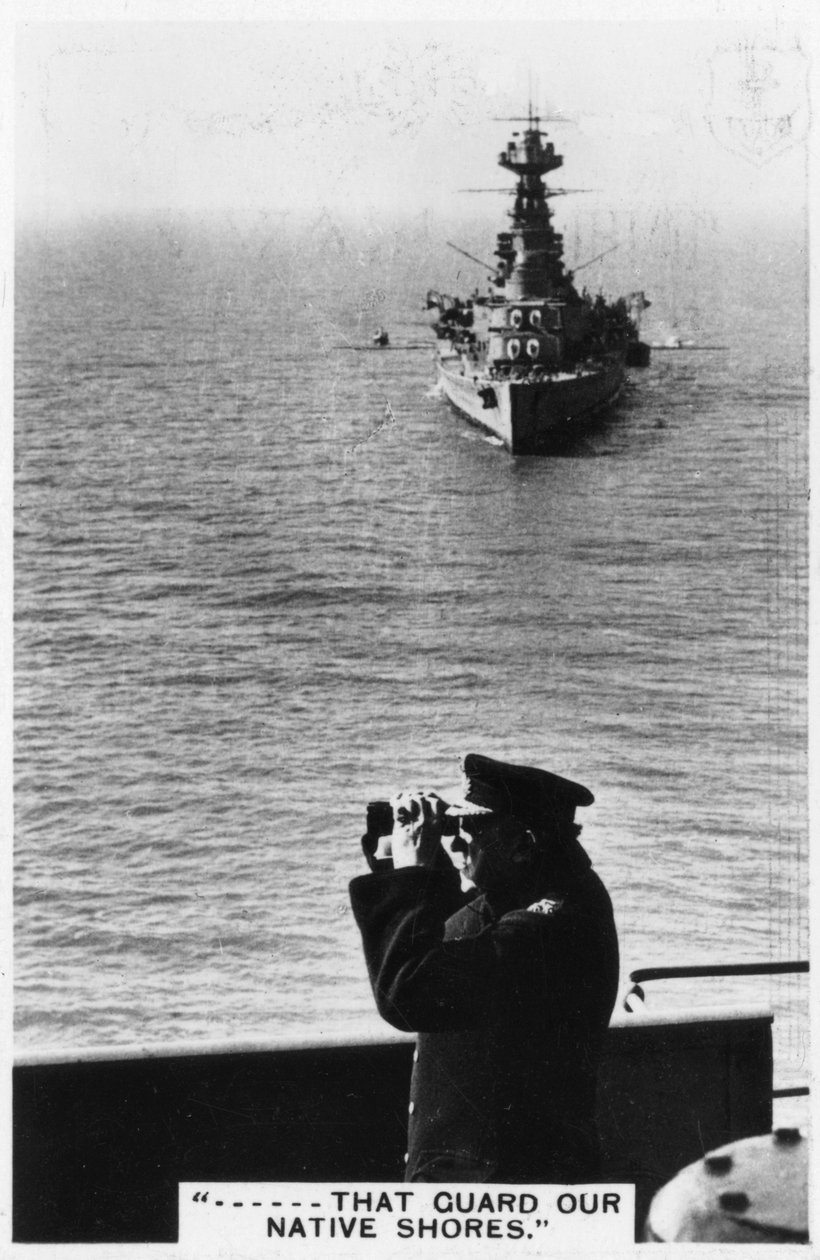 Battlecruiser HMS Hood خلال تمارين الربيع ، 1937 بواسطة غير معروف