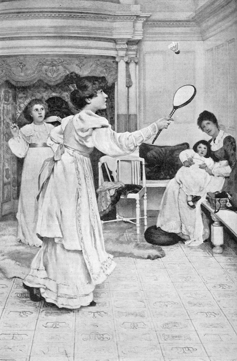 Battledore و Shuttlecock ، 1906 بواسطة غير معروف