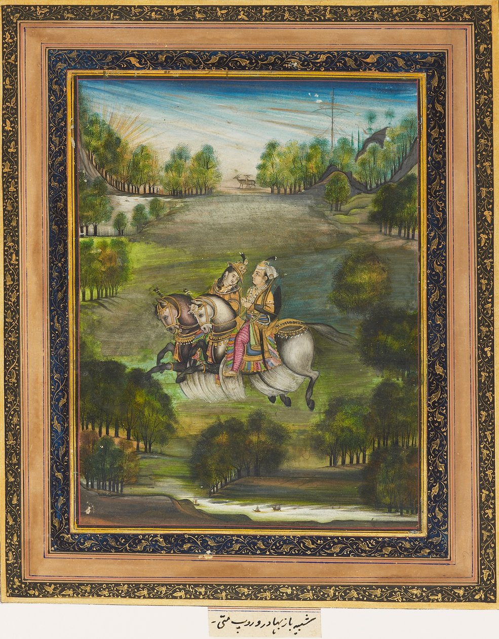 باز بهادور وروبماتي ، 1820 بواسطة غير معروف