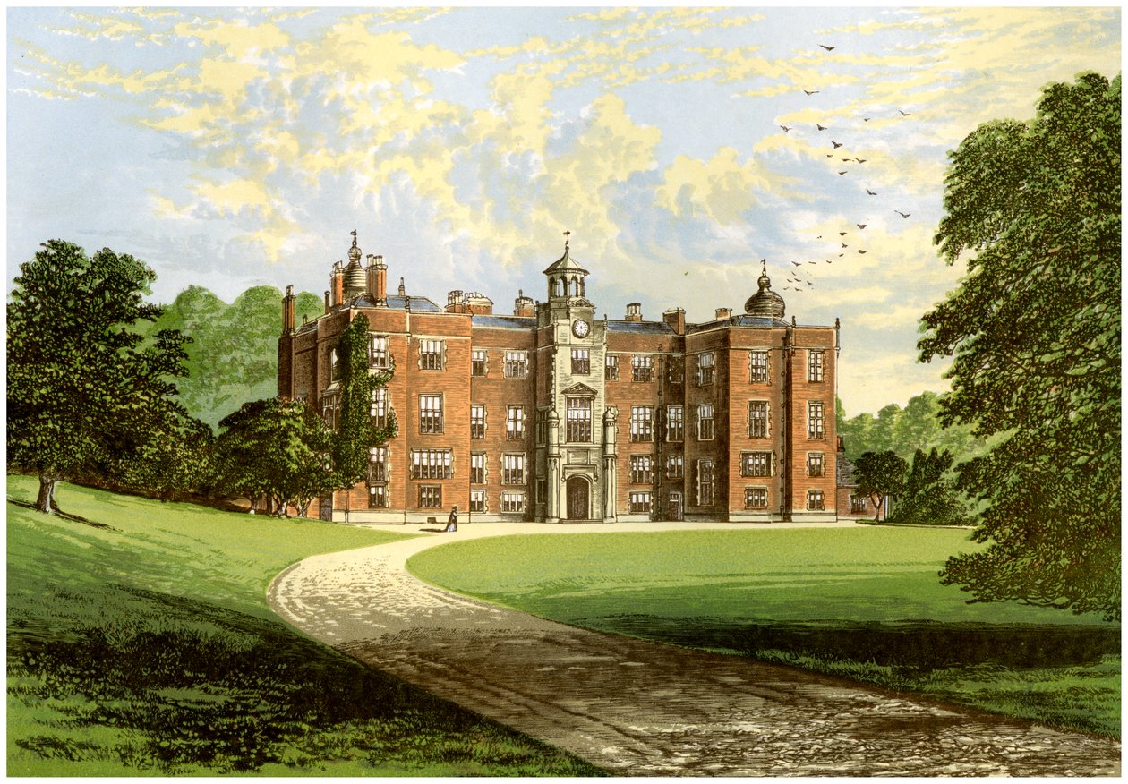 Beaudesert ، ستافوردشاير ، منزل المركيز من Anglesey ، c1880 بواسطة غير معروف