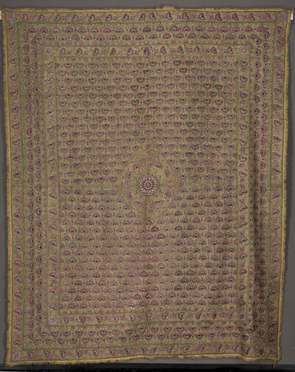 غطاء السرير ، 1800s. بواسطة غير معروف