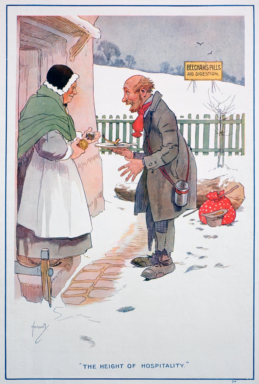 إعلان حبوب Beechams ، 1913 بواسطة غير معروف