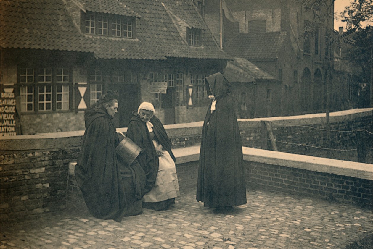 خلف Gruuthuse. أنواع بروج ، c1910 بواسطة غير معروف