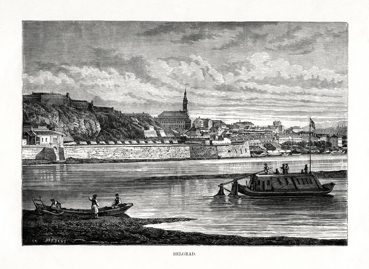 بلغراد ، صربيا والجبل الأسود ، 1879 بواسطة غير معروف