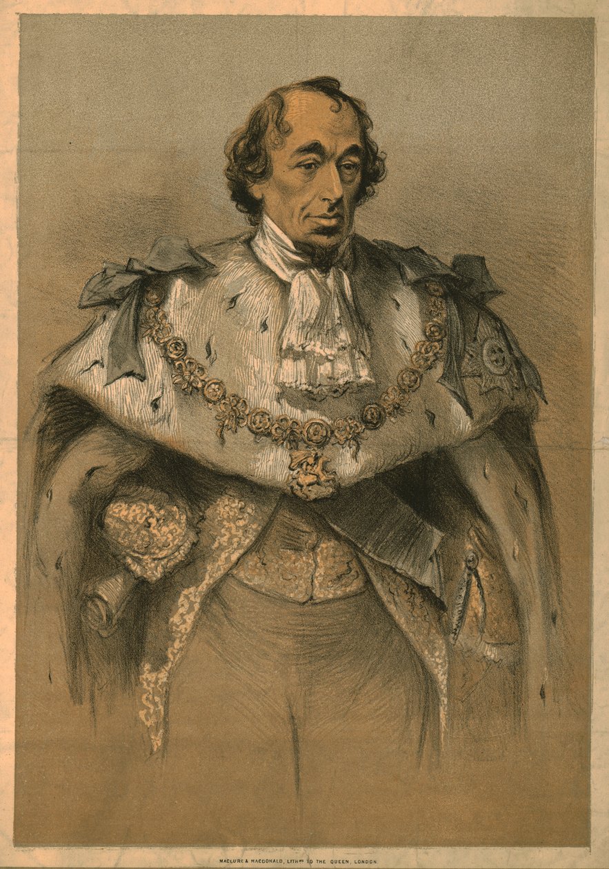 بنيامين دزرائيلي ، c1870. بواسطة غير معروف