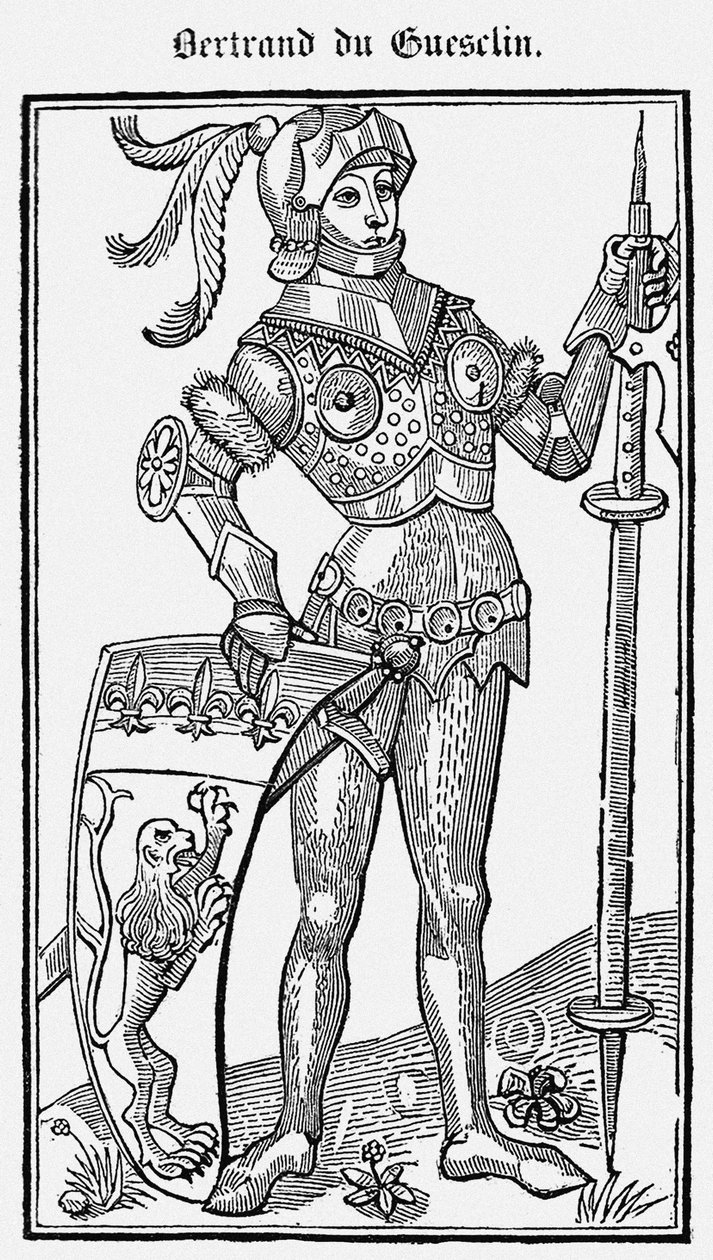 Bertrand du Guesclin من كتاب حقائق Messire&39;s Bertrand du Guesclin ، 1487 بواسطة غير معروف