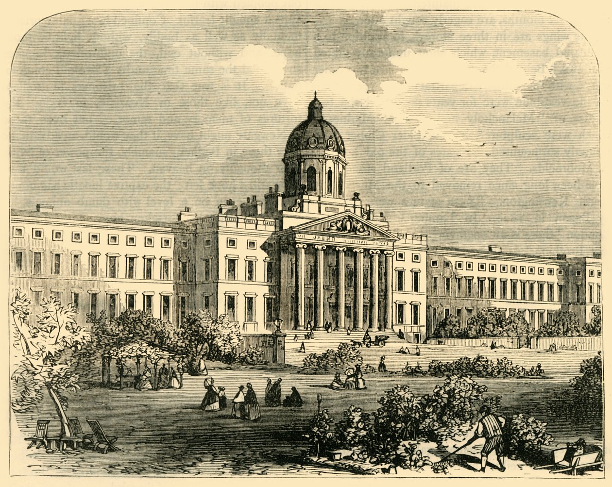 مستشفى بيت لحم ، c1878. بواسطة غير معروف