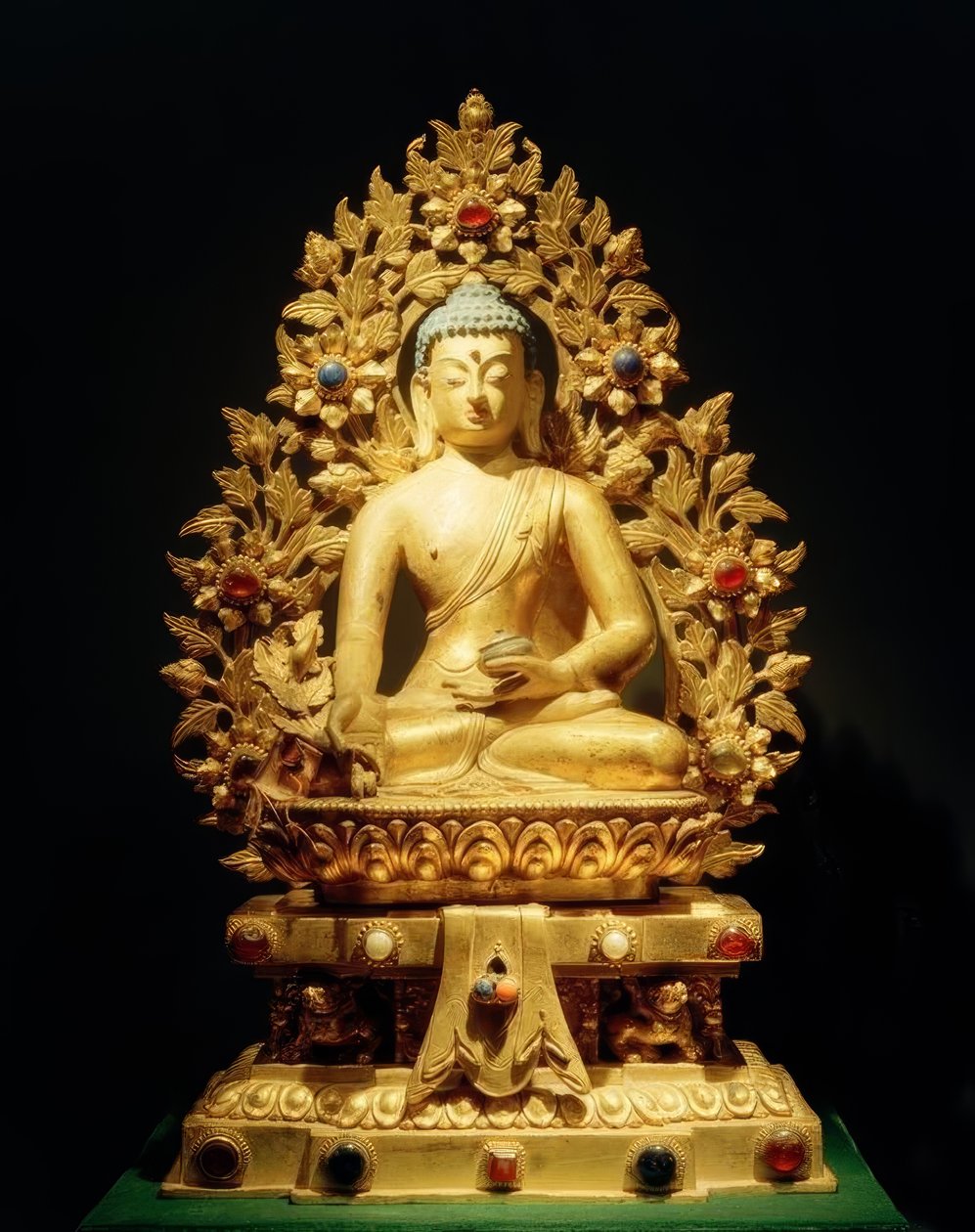 Bhaisajyaguru-Vaiduryaprabharaja - Skulptur ، 18. Jhdt. بواسطة غير معروف