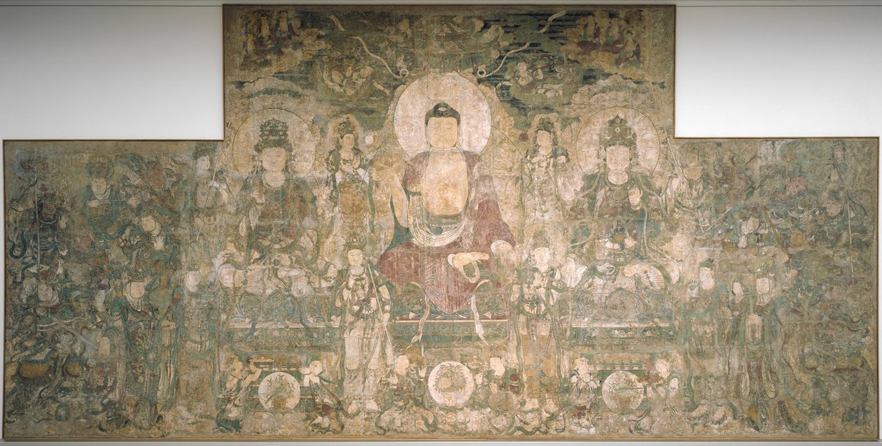 Bhaisajyaguru ، بوذا للشفاء والطب ، حوالي 1319 بواسطة غير معروف