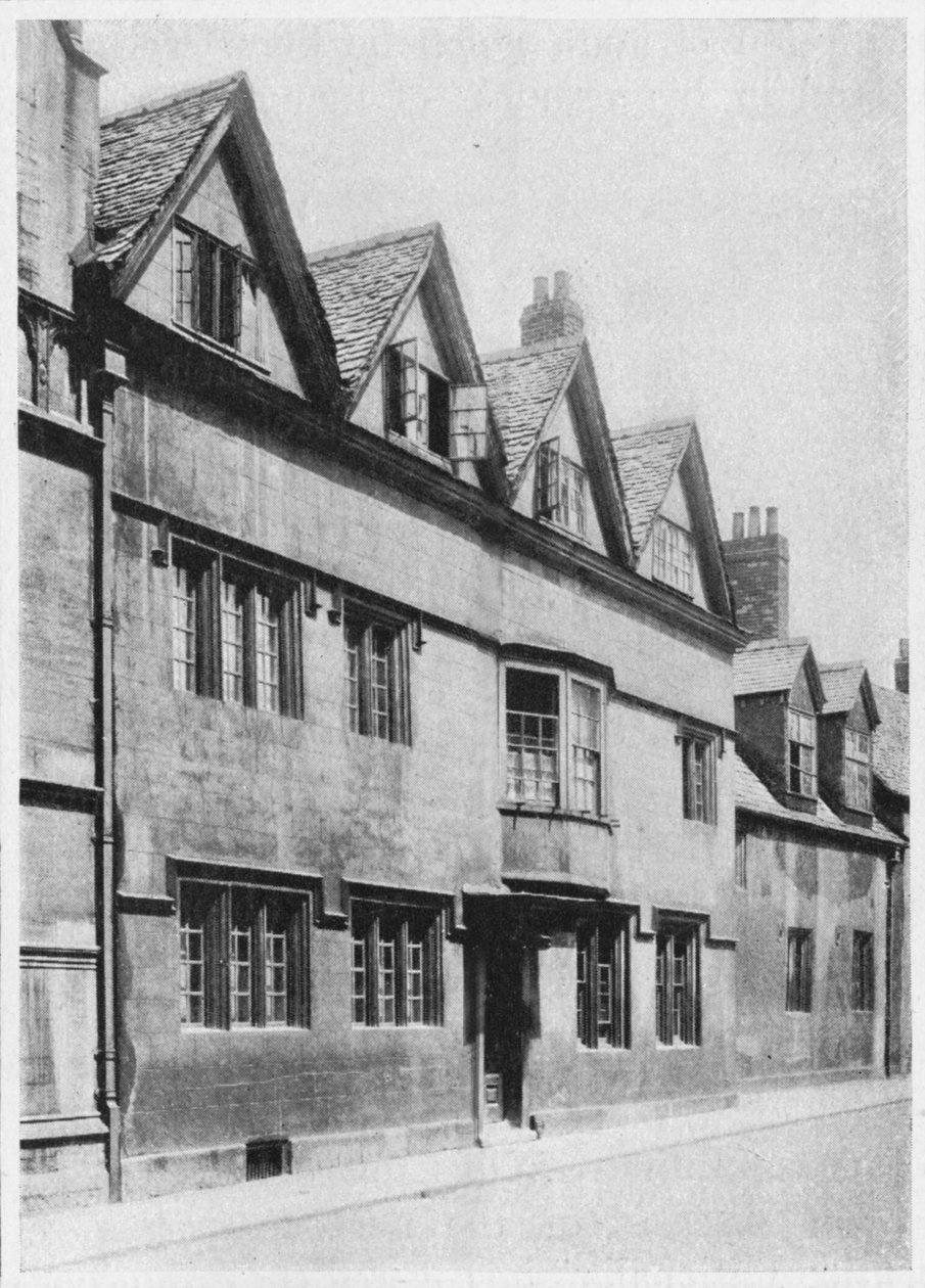 Biham or Beam Hall، Oxford، 1903 بواسطة غير معروف
