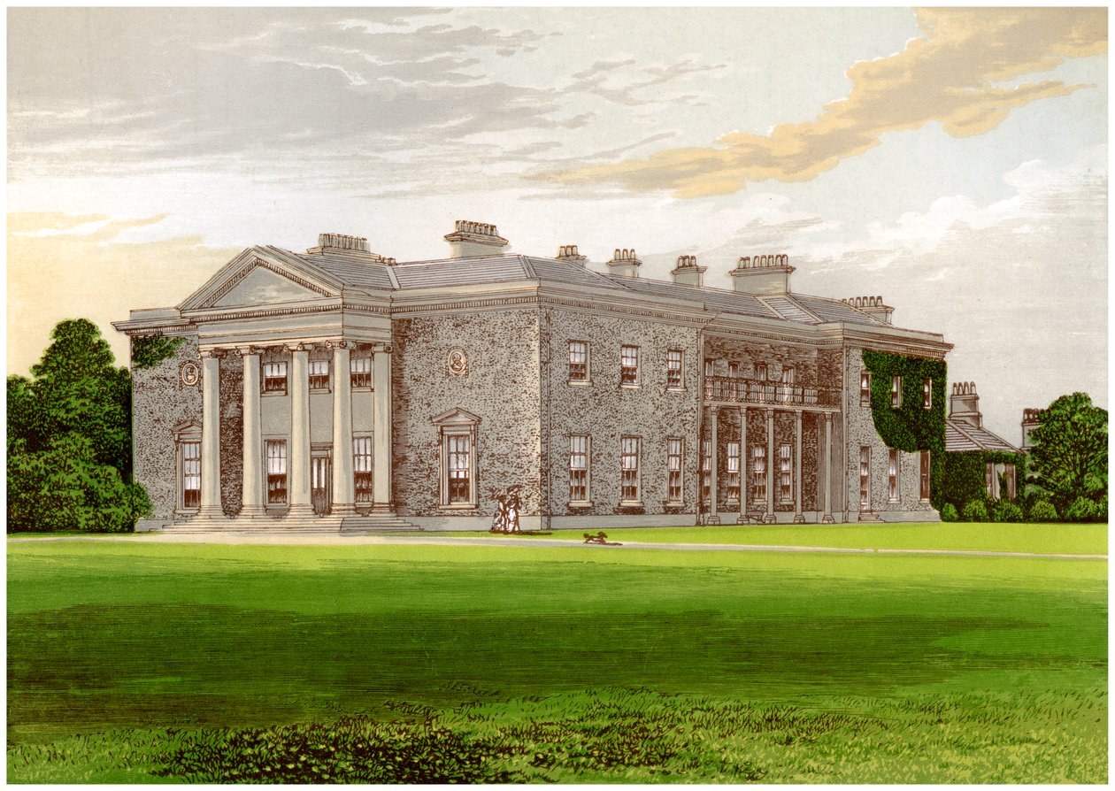 Bishopscourt ، مقاطعة كيلدير ، أيرلندا ، موطن إيرل كلونميل ، c1880 بواسطة غير معروف
