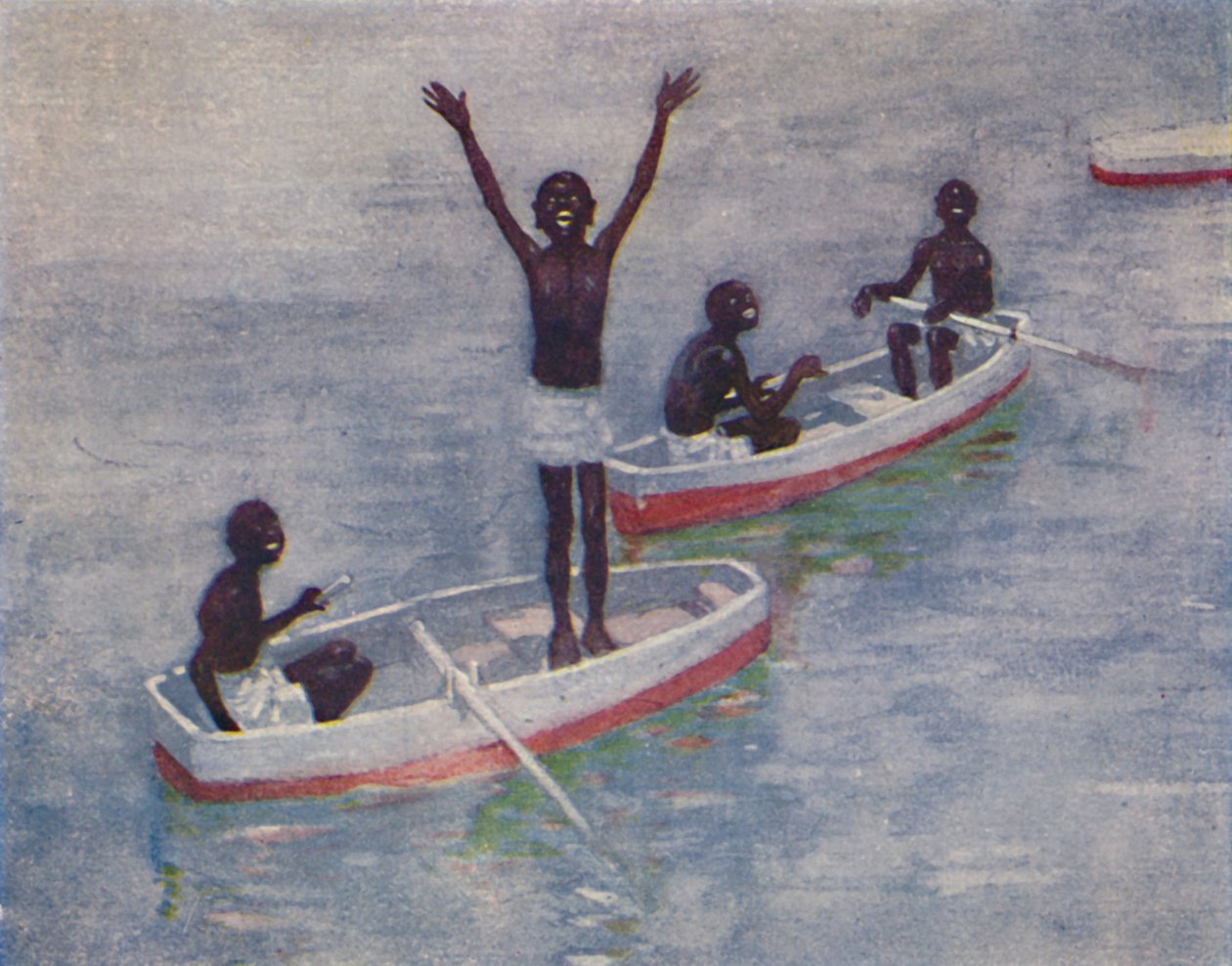 بلاك بويز في بربادوس ، 1924 بواسطة غير معروف