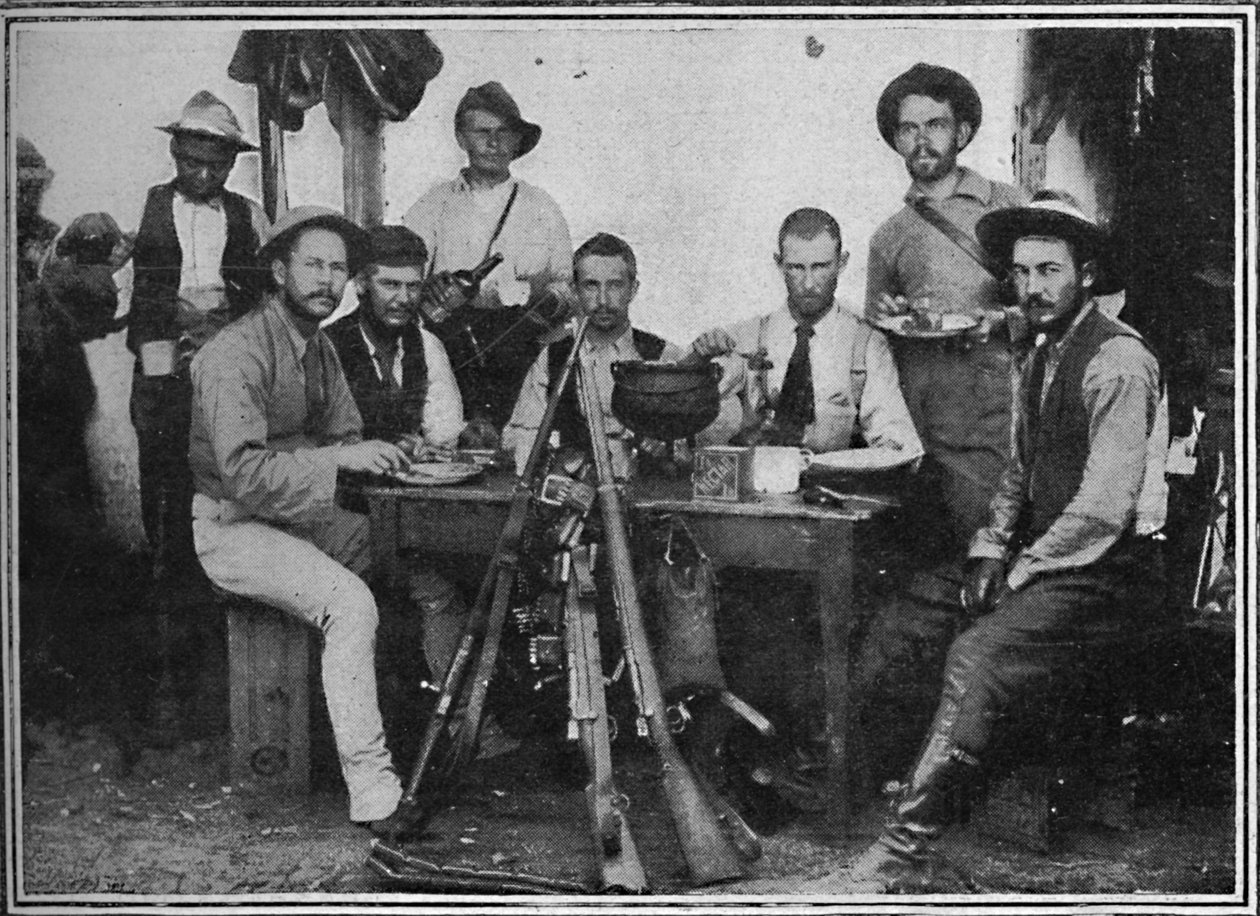 بوير تلغراف في الشاي ، 1900 بواسطة غير معروف
