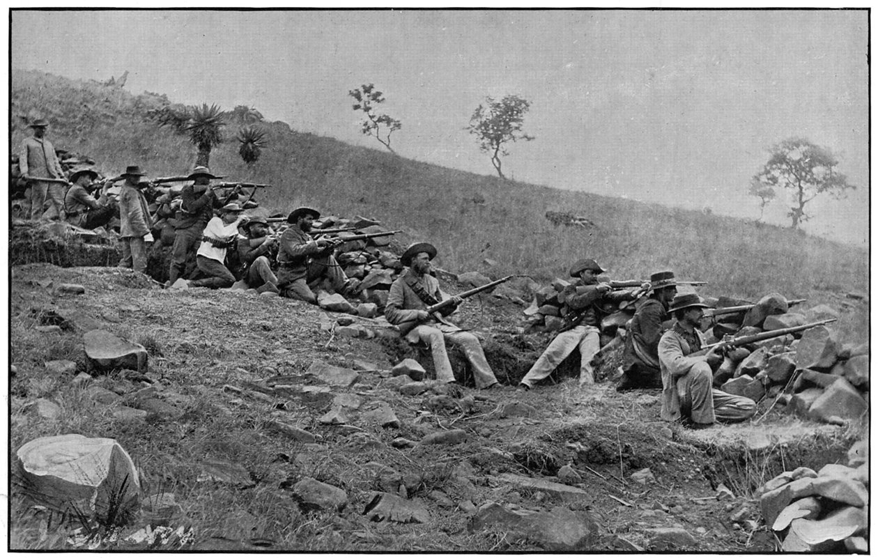 بوير يحاصرون Ladysmith ، حرب البوير الثانية ، 1899-1900. بواسطة غير معروف