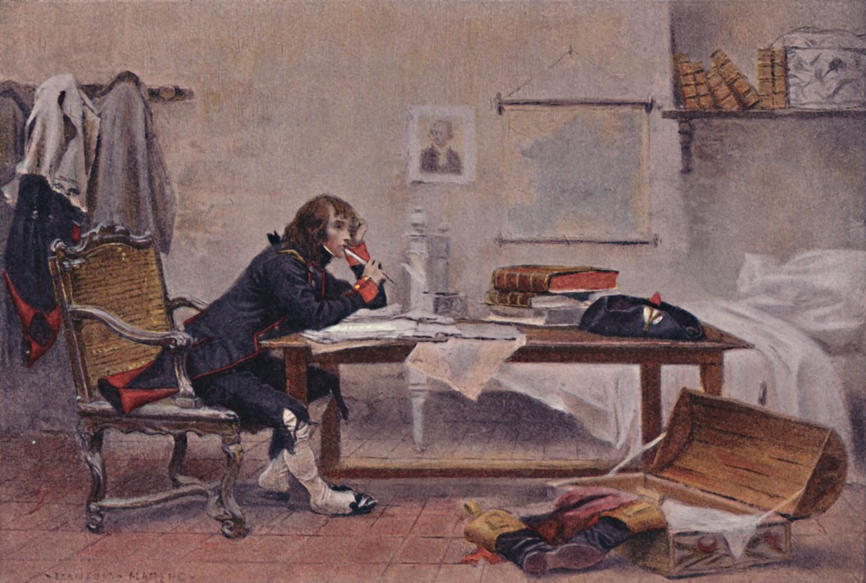 بونابرت في أوكسون ، 1788 ، 1896. بواسطة غير معروف