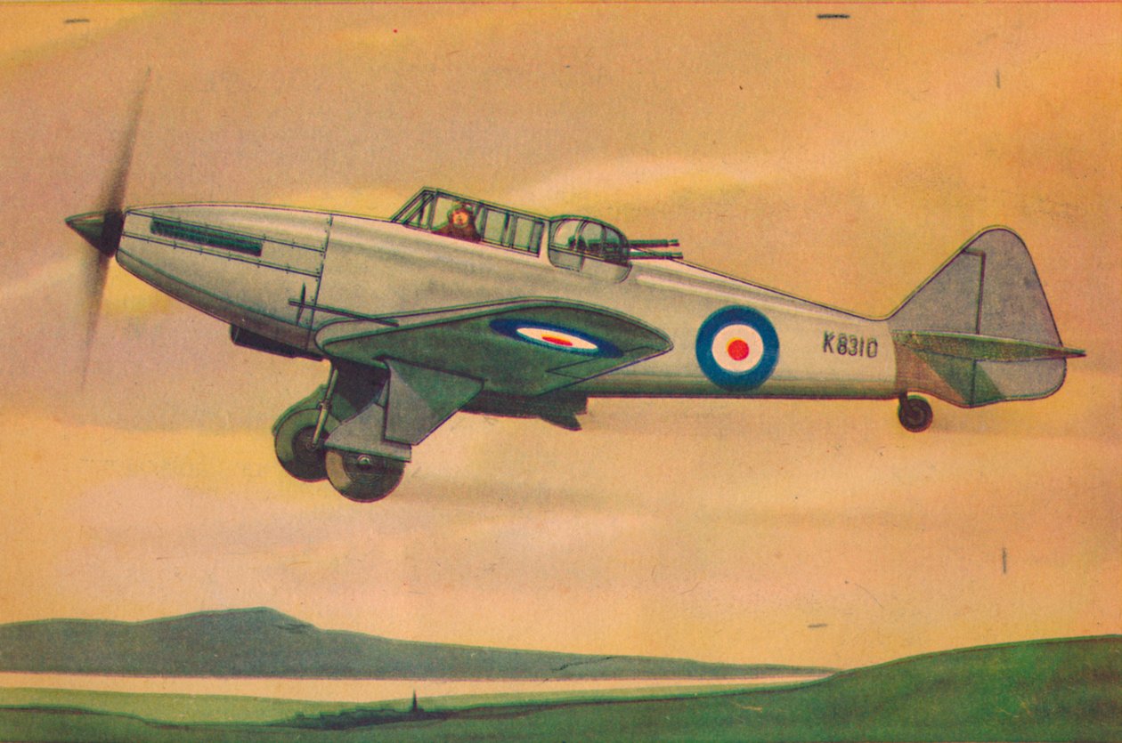 بولتون بول Defiant Fighter Monoplane ، c1944. بواسطة غير معروف