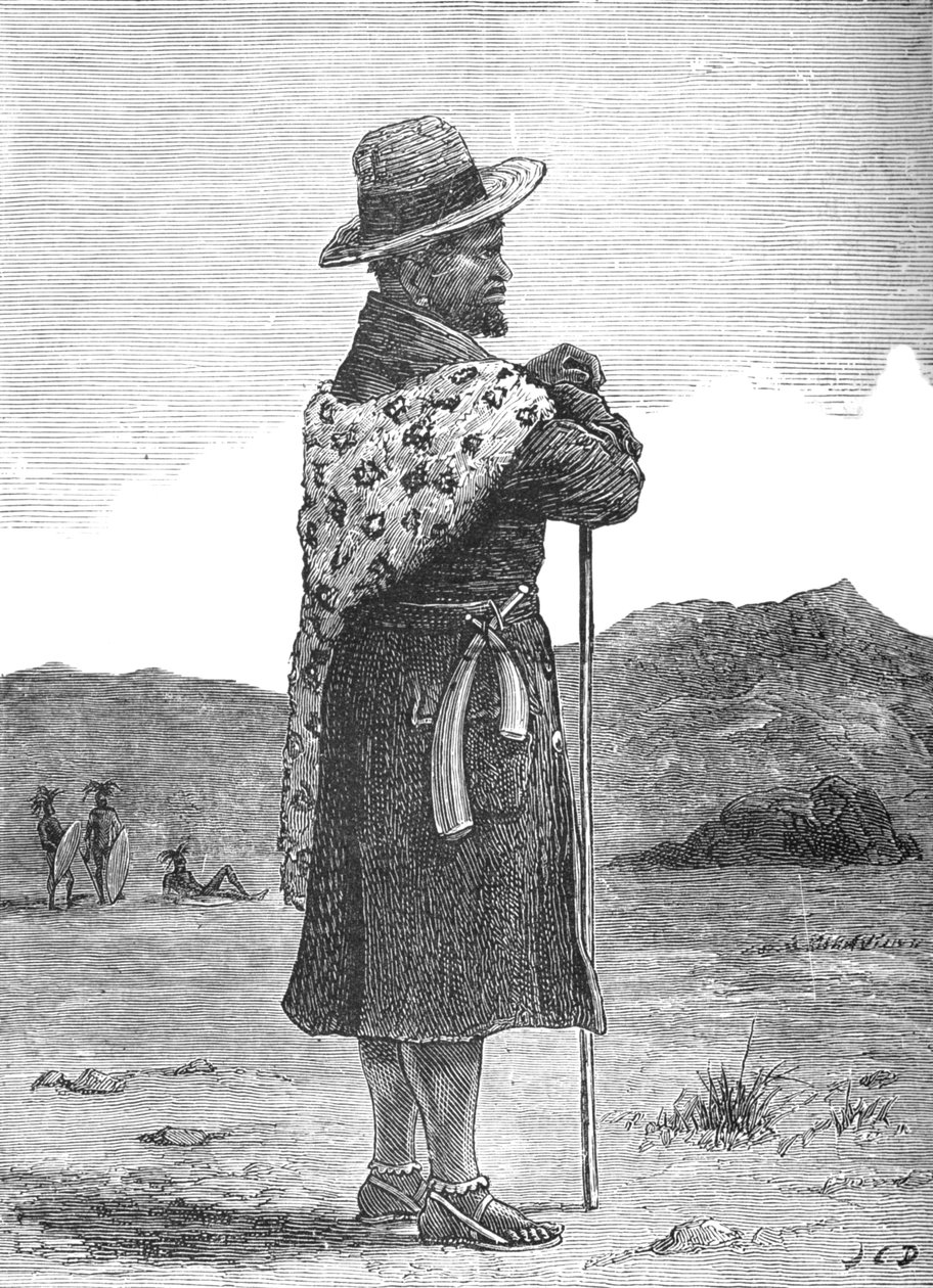 Bovane ، القائد العام السوازي ، c1880 بواسطة غير معروف