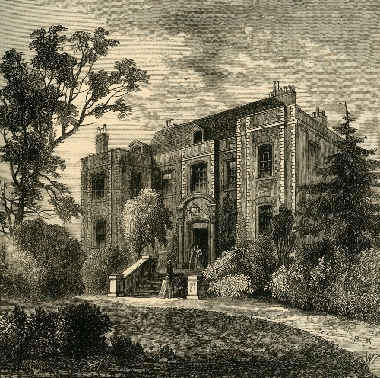 منزل بوير ، c1878. بواسطة غير معروف
