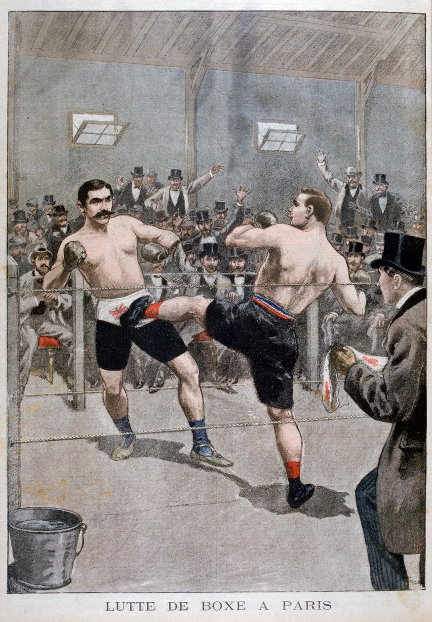 الملاكمة في باريس 1899 بواسطة غير معروف