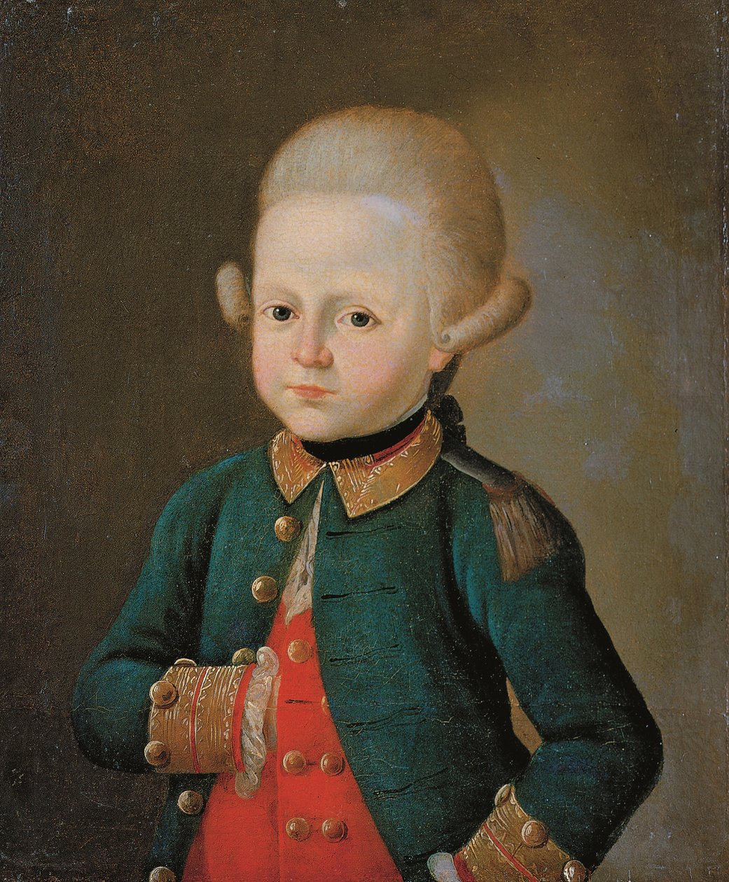 فتى لانس عريف فوج Preobrazhensky ، نهاية 1760s بواسطة غير معروف