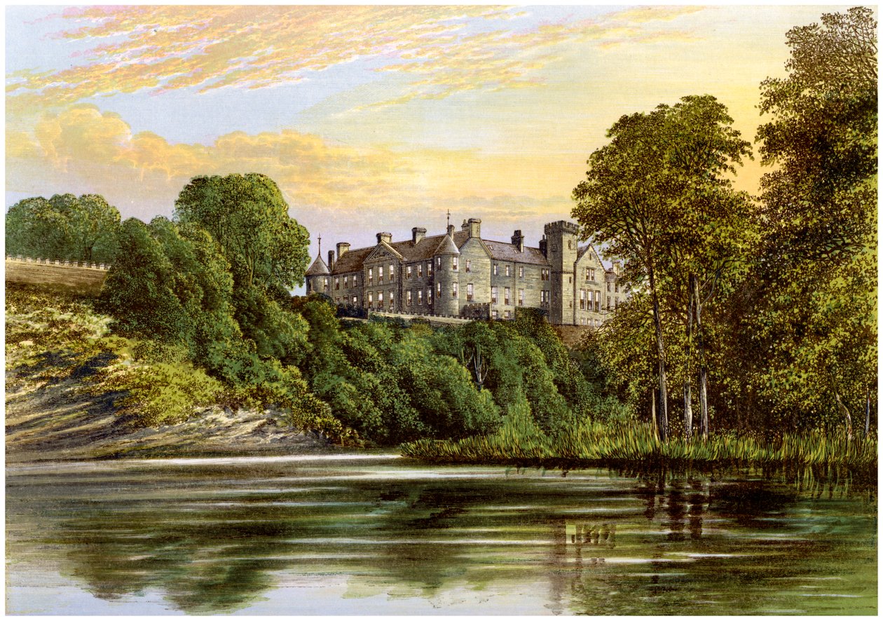 قلعة Brechin ، Brechin ، Angus ، اسكتلندا ، موطن إيرل دالهوسي ، c1880 بواسطة غير معروف