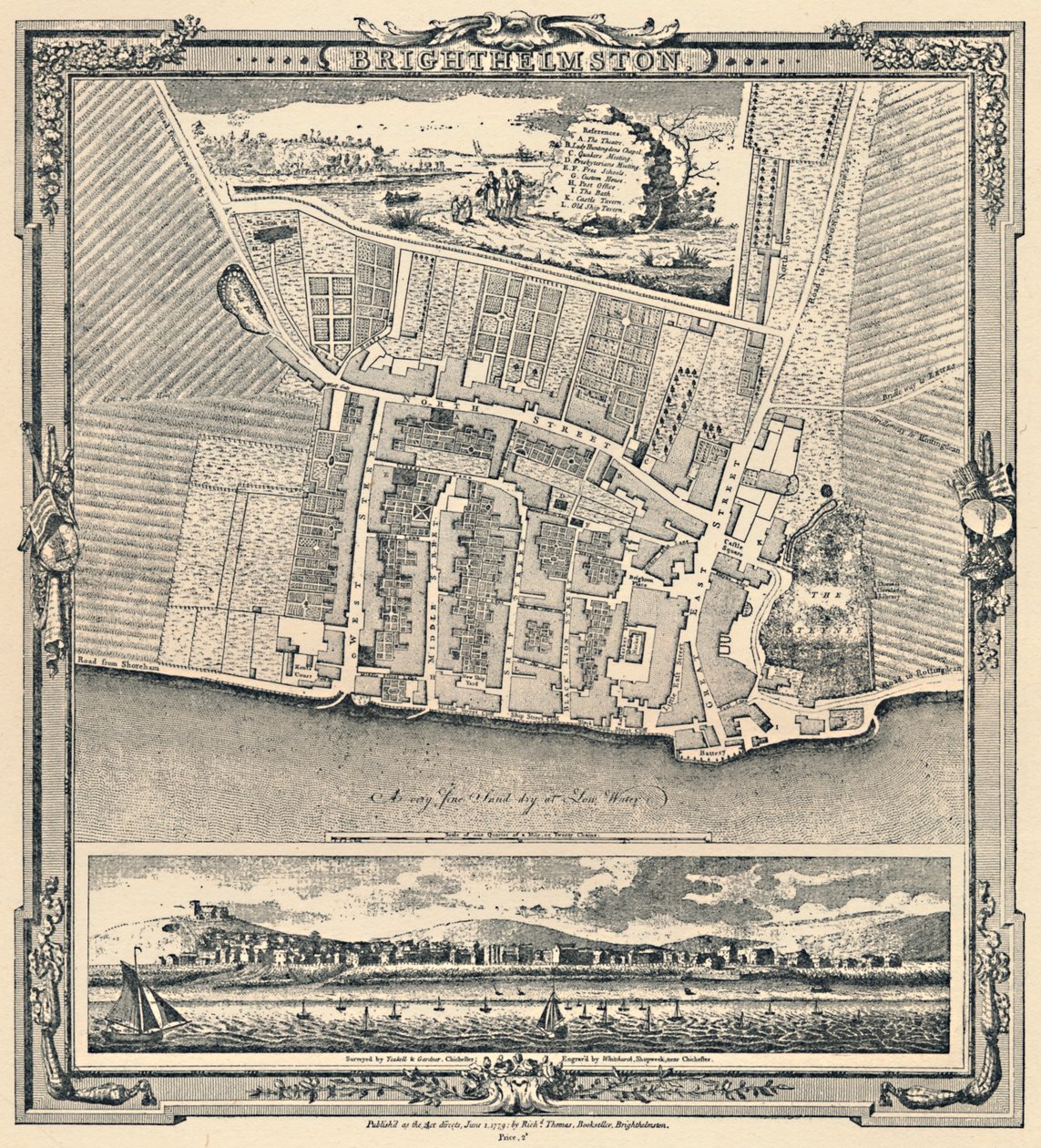 Brighthelmston ، c1779 ، 1939 بواسطة غير معروف