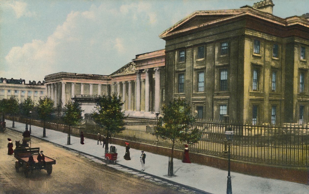 المتحف البريطاني ، لندن ، ج 1900. بواسطة غير معروف