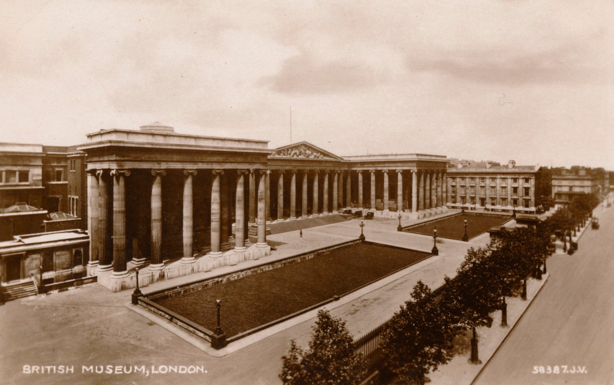 المتحف البريطاني ، لندن ، c1920. بواسطة غير معروف