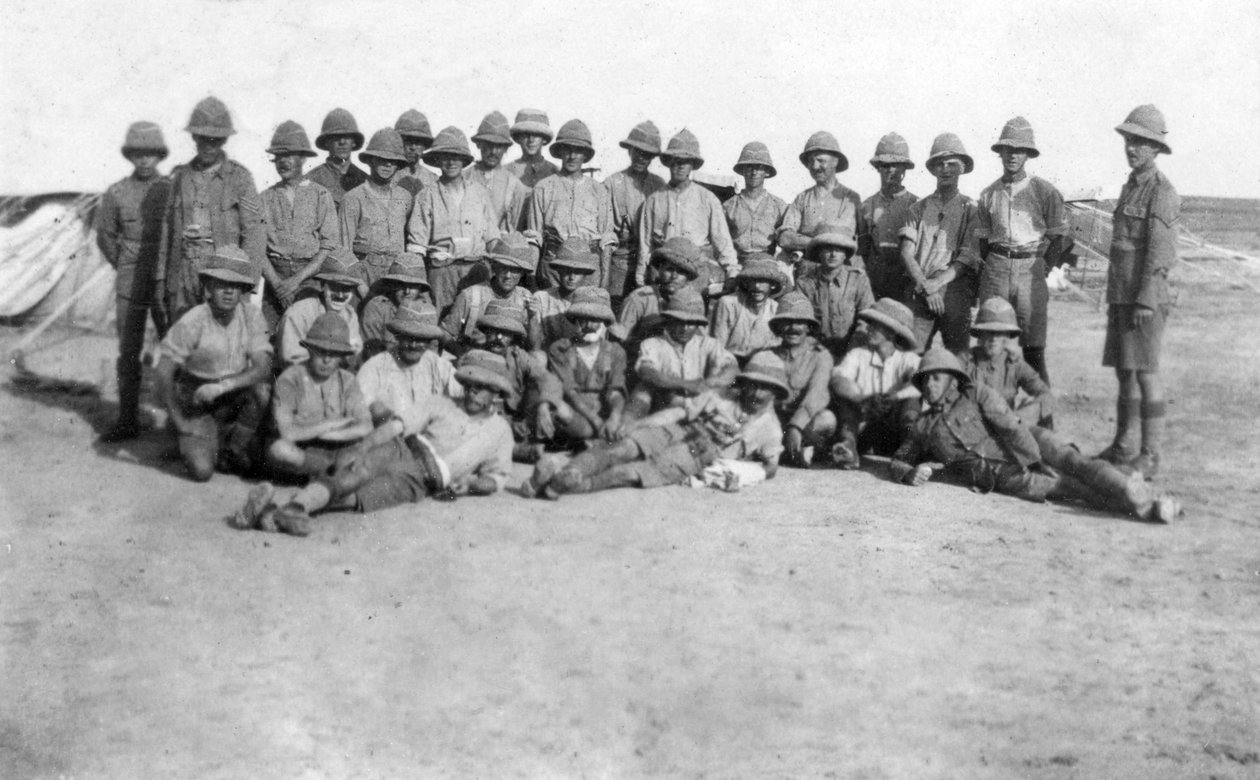 مفرزة مجموعة الجيش البريطاني C ، بلاد الرافدين ، الحرب العالمية الأولى ، 1918 بواسطة غير معروف