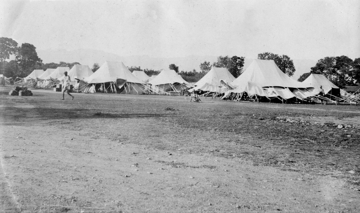 معسكر الجيش البريطاني ، دهرا دون ، الهند ، 1917 بواسطة غير معروف