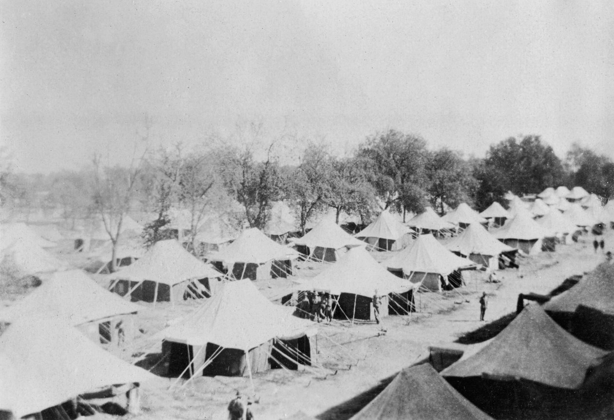 معسكر الجيش البريطاني ، هوشيرا ، 1917 بواسطة غير معروف