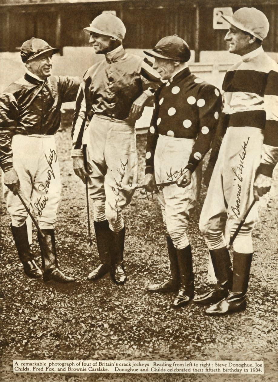 الفرسان البريطانيين ، 1934 ، 1935. بواسطة غير معروف