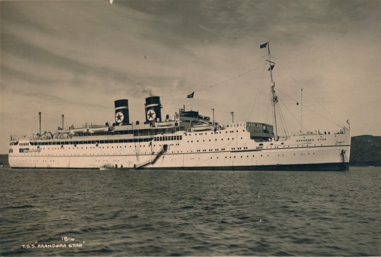 سفينة ركاب بريطانية SS Arandora Star of the Blue Star Line ، 1936 بواسطة غير معروف