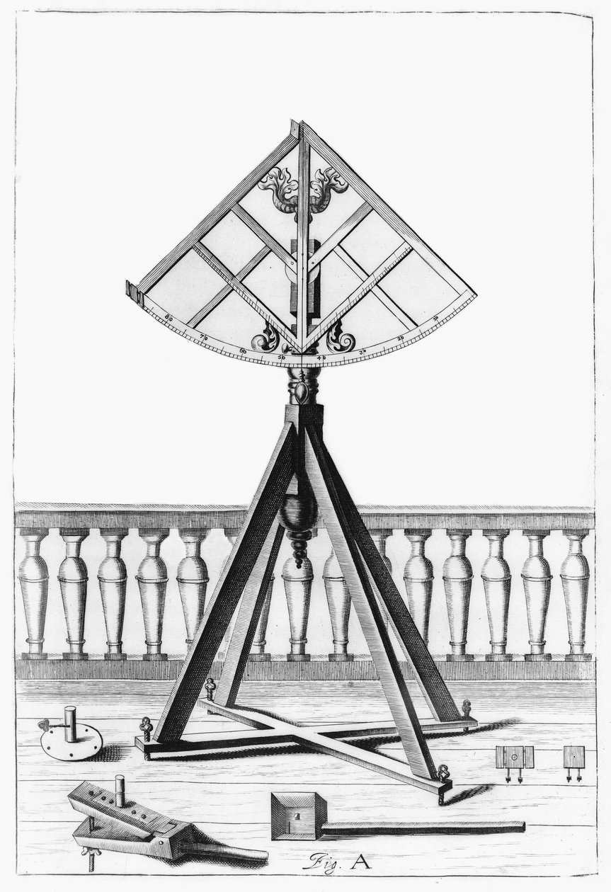 طبعة بروميد ، من طباعة Machina Bromide لـ Hevelius ، من Hevelius's Machina Coelestis بواسطة غير معروف