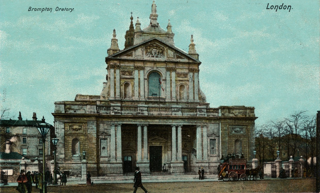 كنيسة برومبتون ، لندن ، c1910. بواسطة غير معروف