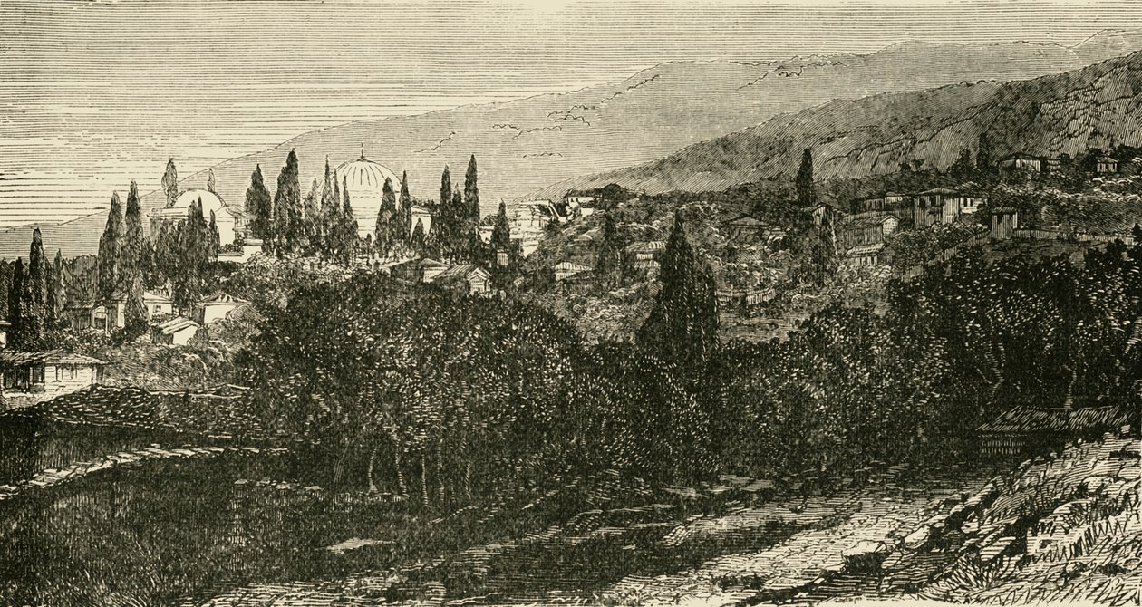 بروسة ، العاصمة القديمة لتركيا ، 1890. بواسطة غير معروف