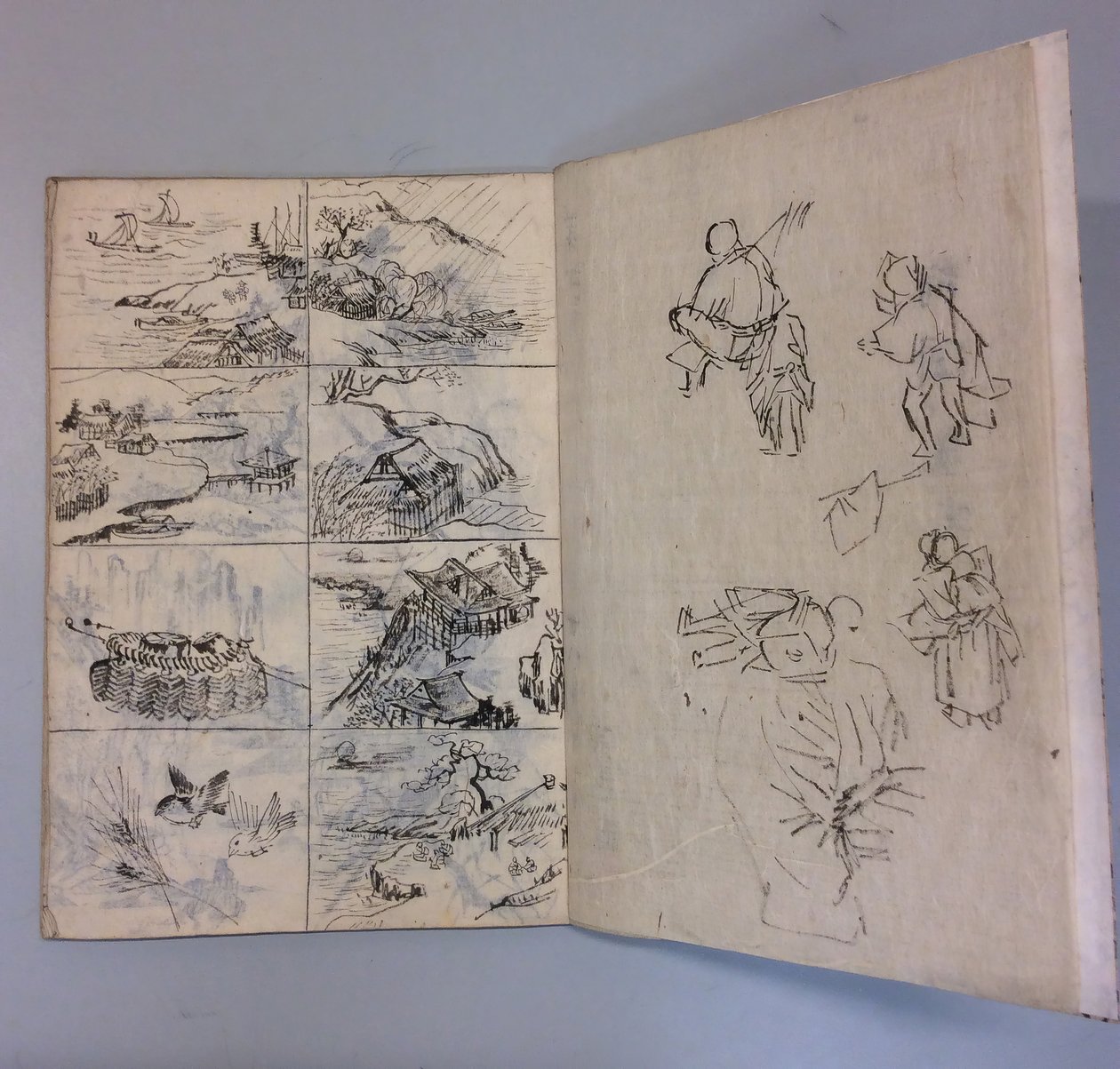 رسومات الفرشاة والحبر بعد الحياة واللوحات ، 1895. بواسطة غير معروف