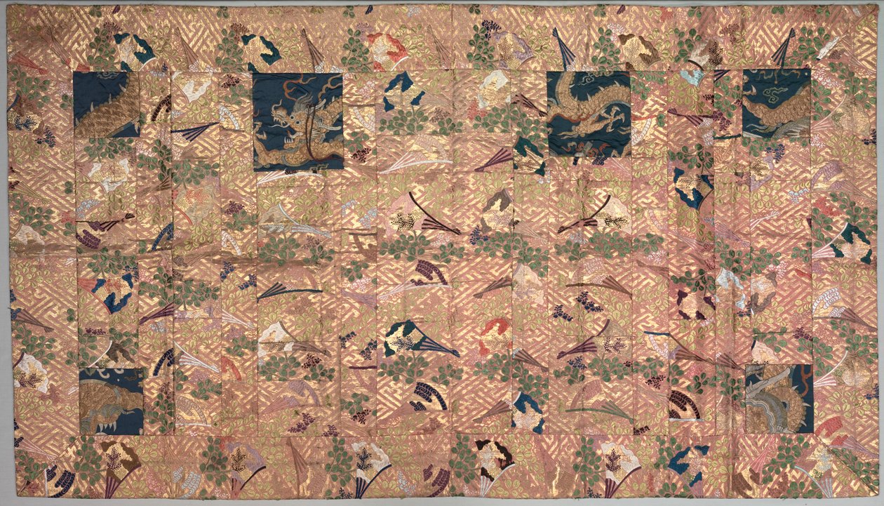 كاهن بوذي رداء وشاح ، 1800s. بواسطة غير معروف