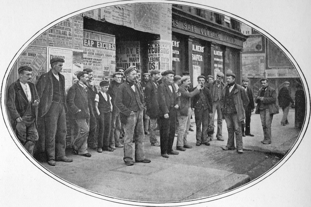 بناة رجال جاهزون للعمل ، لندن ، c1900 1901 بواسطة غير معروف
