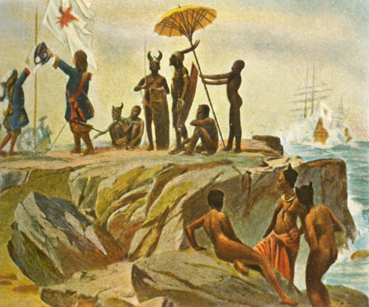 بناء المستعمرات على الساحل الأفريقي ، 1 يناير 1683 ، 1936. بواسطة غير معروف