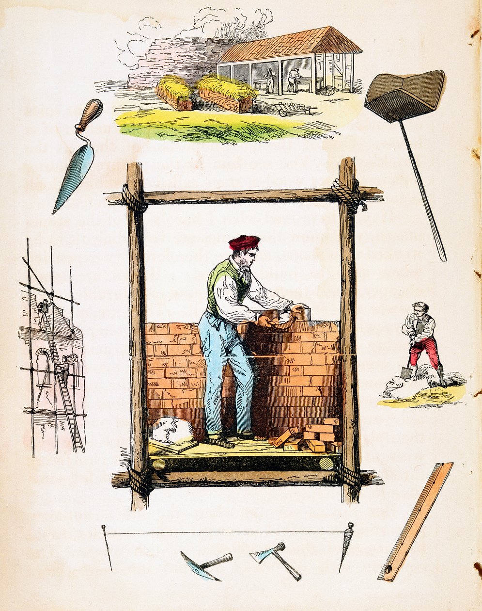 تجارة البناء ، c1845 بواسطة غير معروف