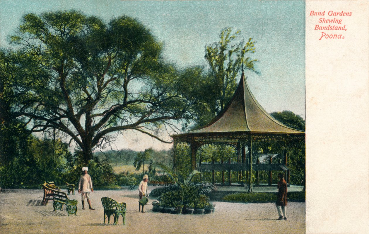 باند حدائق Shewing Bandstand ، بونا ، c1900 بواسطة غير معروف