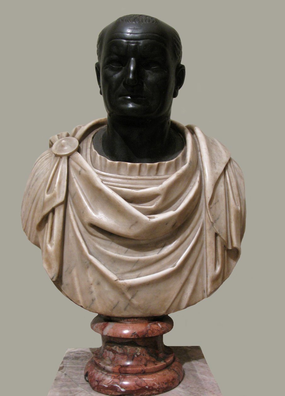 تمثال نصفي فيسباسيان ، 1st H. 1st cen. ميلادي بواسطة غير معروف