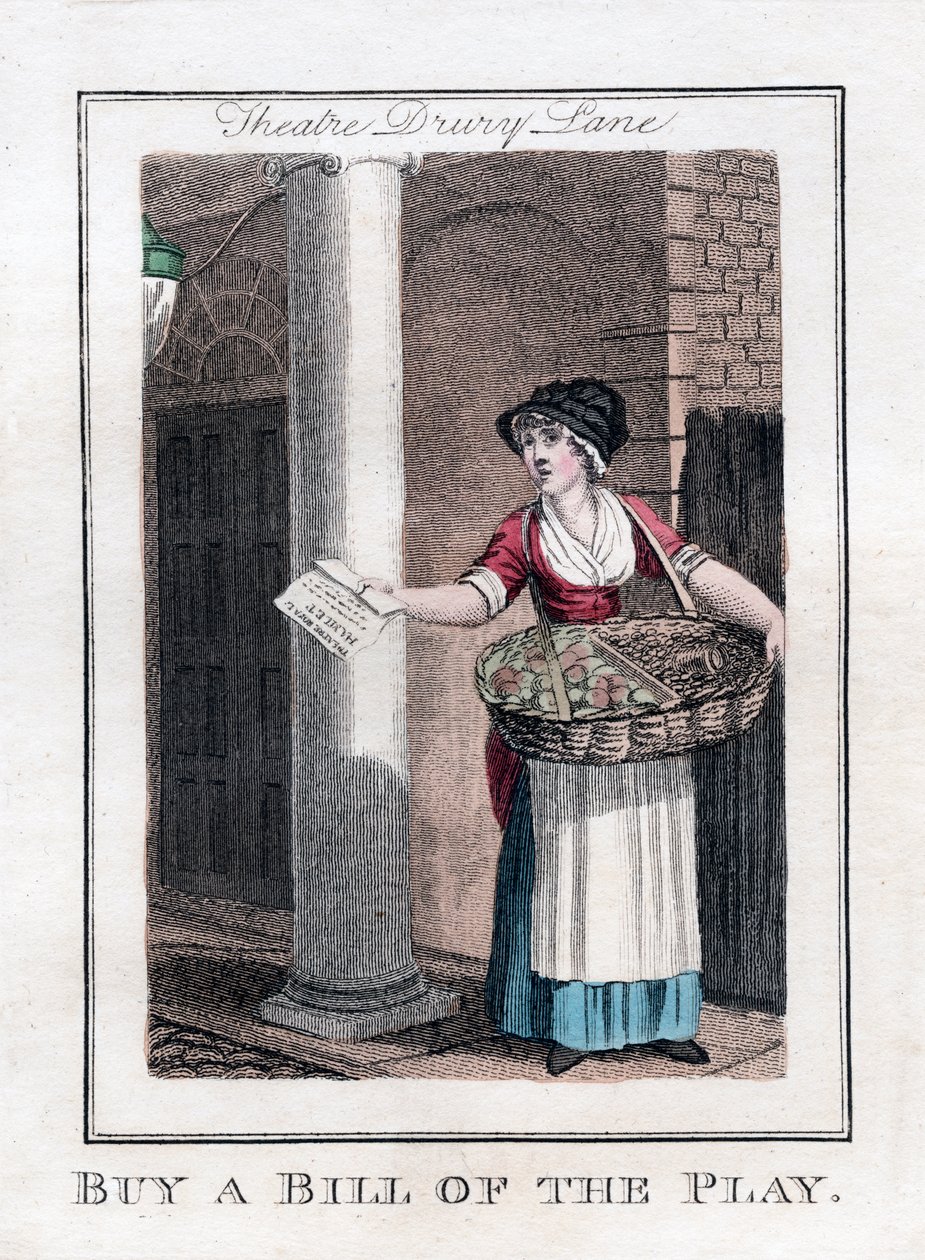 اشترِ فاتورة اللعب ، مسرح دروري لين ، لندن ، 1805 بواسطة غير معروف