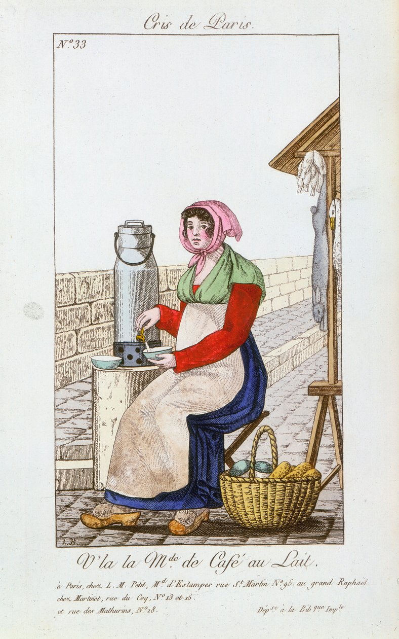 Sellers café-au-lait ، 1826 بواسطة غير معروف