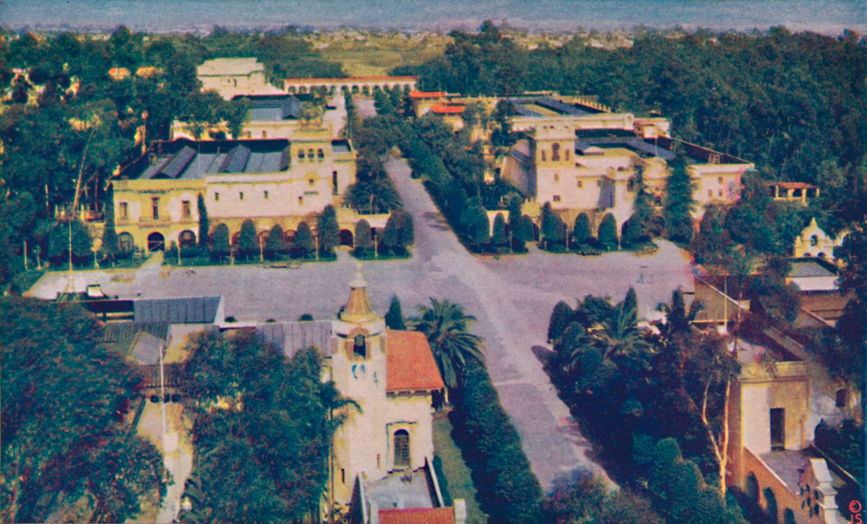 مقهى العالم وكاسا ديل ري مورو ، c1935 بواسطة غير معروف