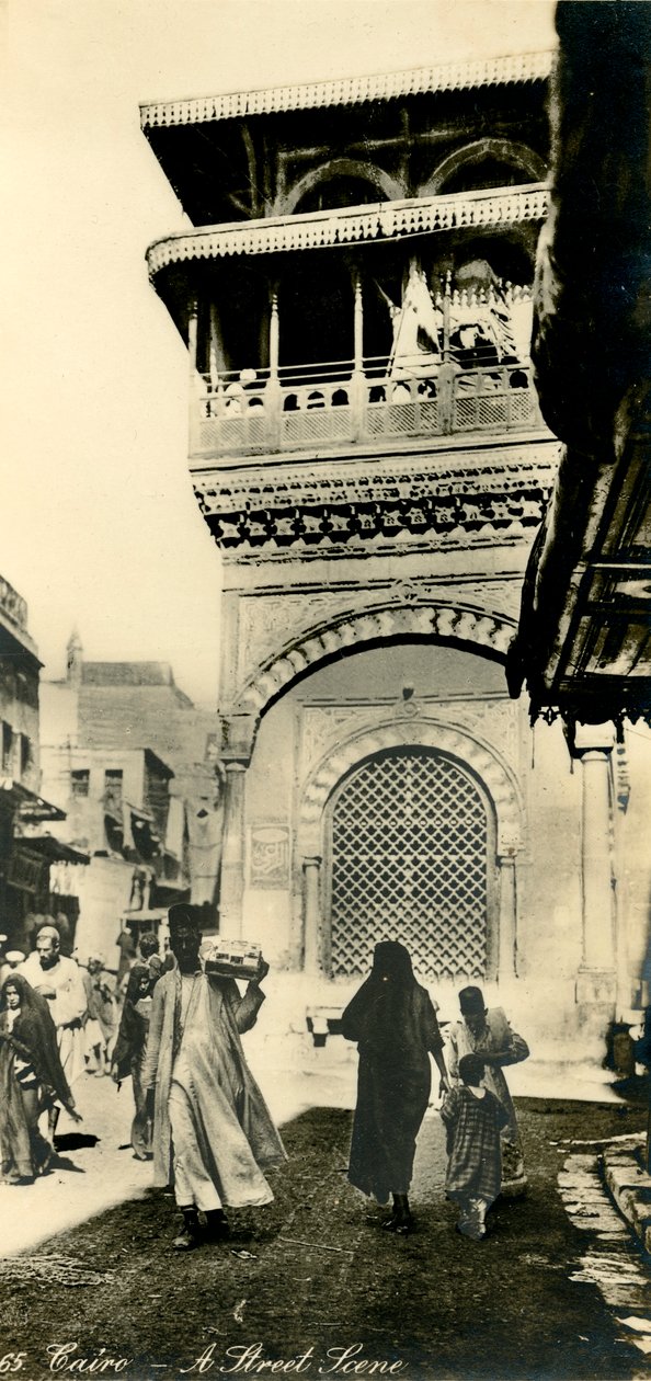 القاهرة - مشهد شارع ، c1918-c1939. بواسطة غير معروف