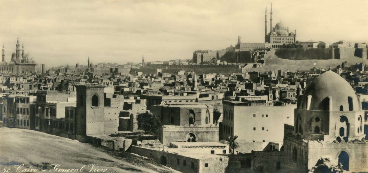 القاهرة - منظر عام ، c1918-c1939. بواسطة غير معروف