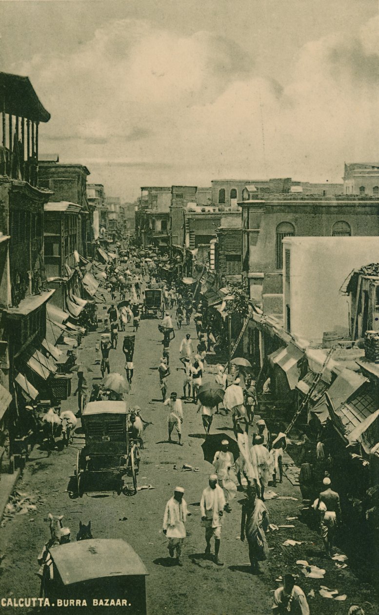 كلكتا. بازار بورا ، 1910. بواسطة غير معروف
